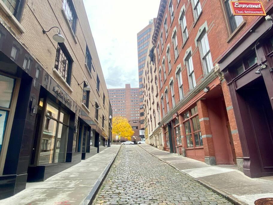 Downtown Albany 1 Bed + Workstation @ Maiden Lane 아파트 외부 사진