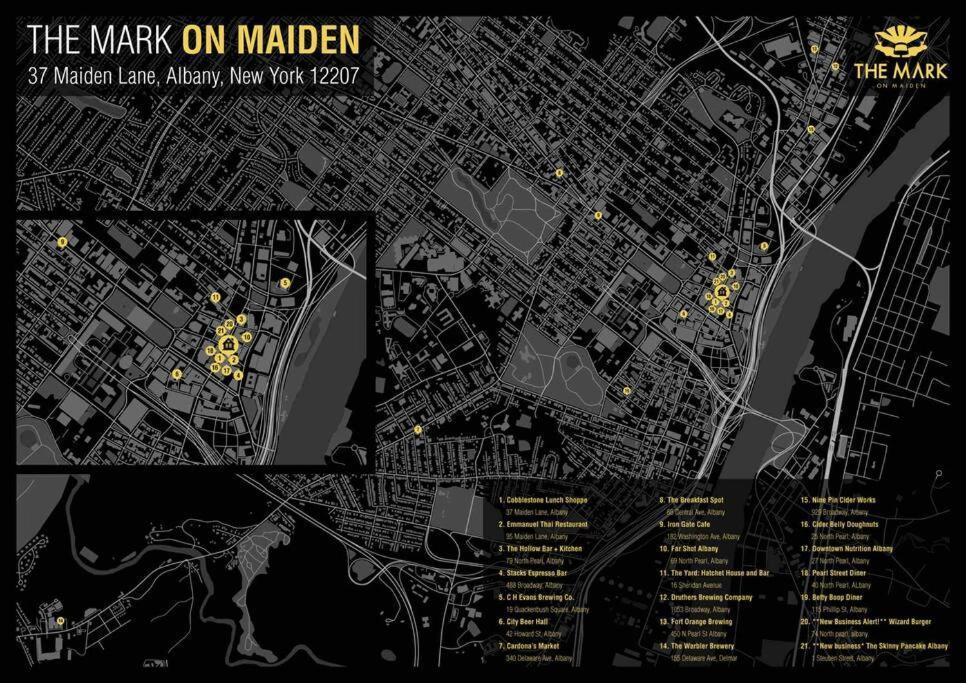 Downtown Albany 1 Bed + Workstation @ Maiden Lane 아파트 외부 사진